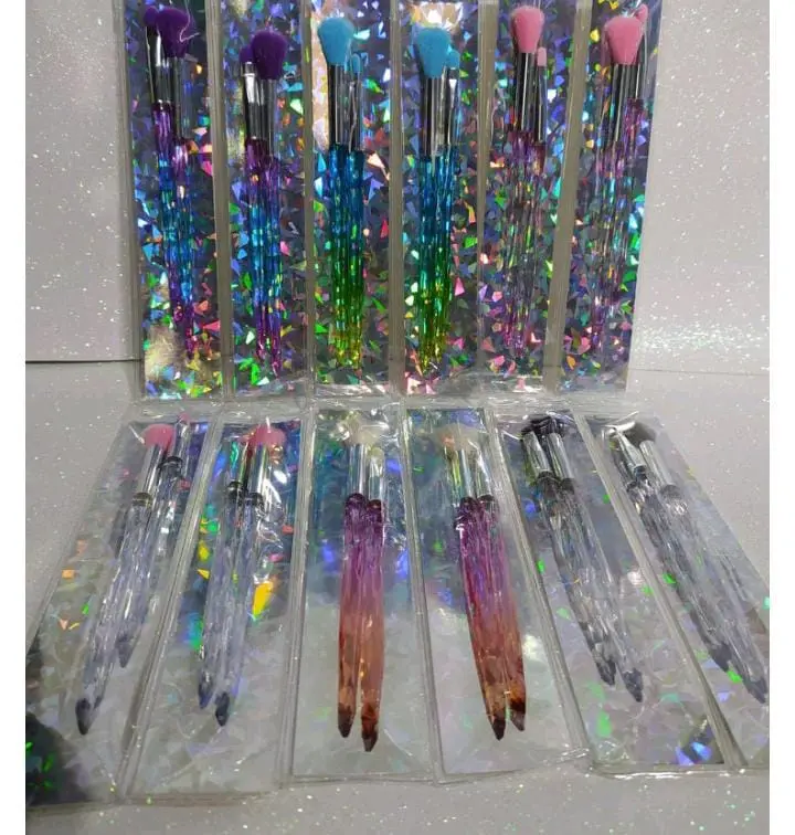 [AM369] Brocha Para Difuminar Sombras X2