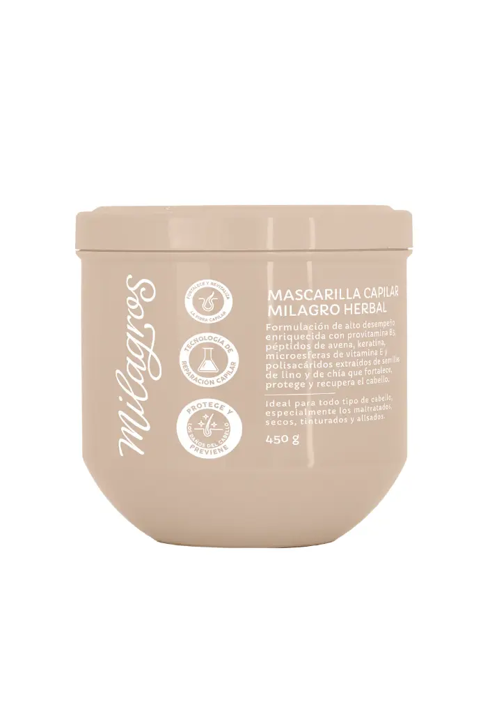 Mascarilla Capilar Milagros Herbal