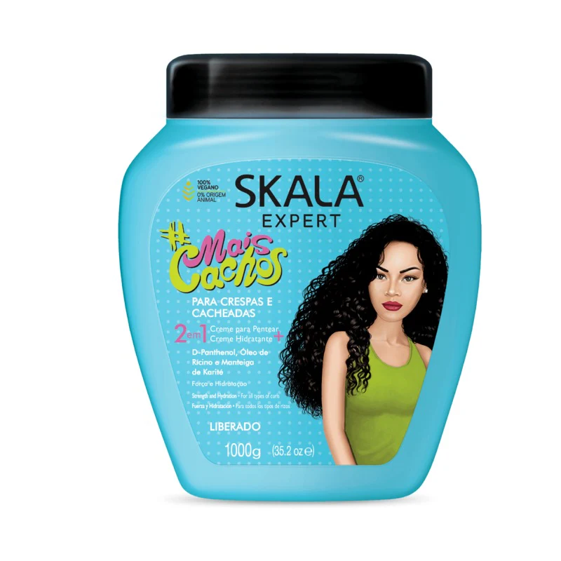 Skala Mais Cachos Azul Clara