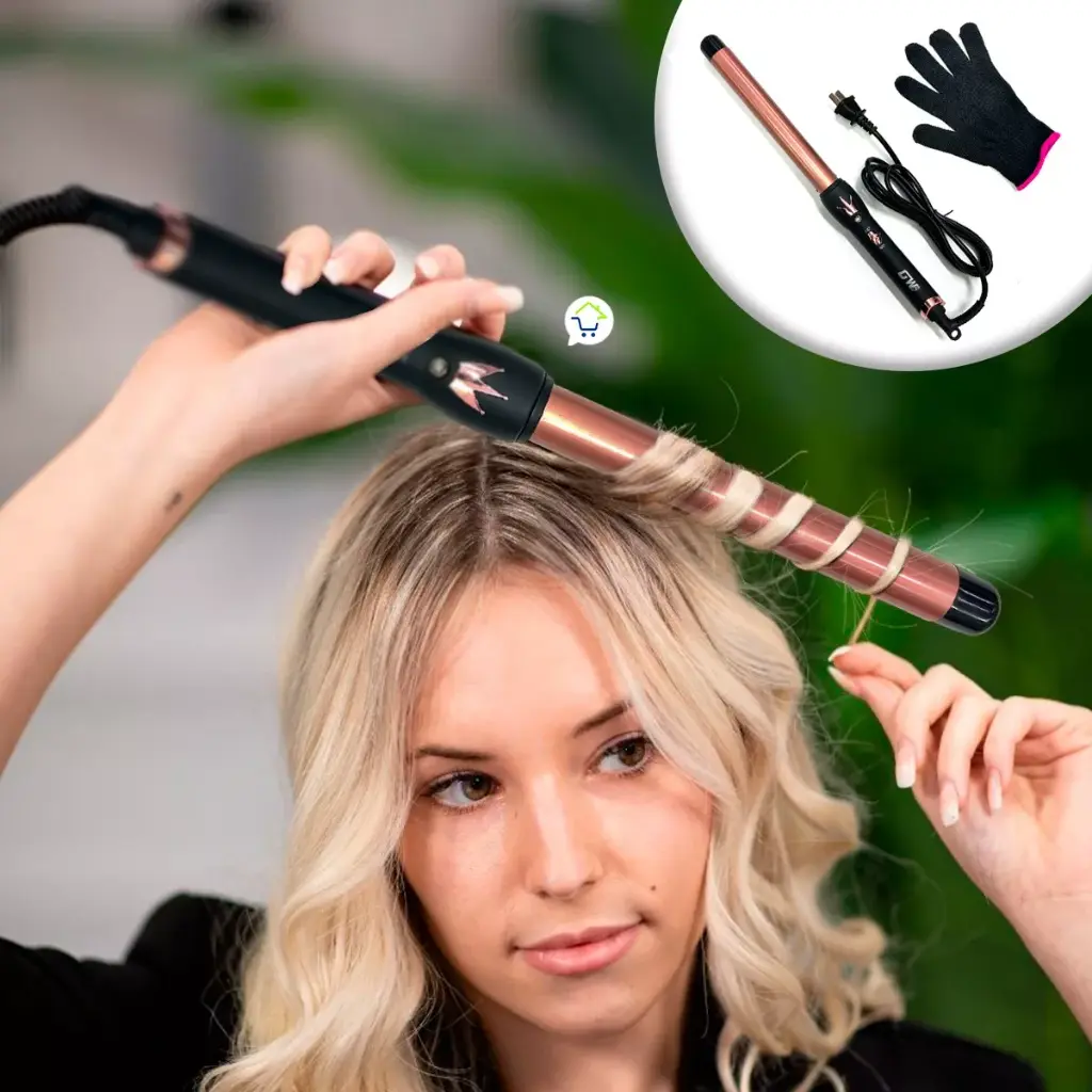 Plancha Onduladora Con Guante De Calor Professional Hair Curler