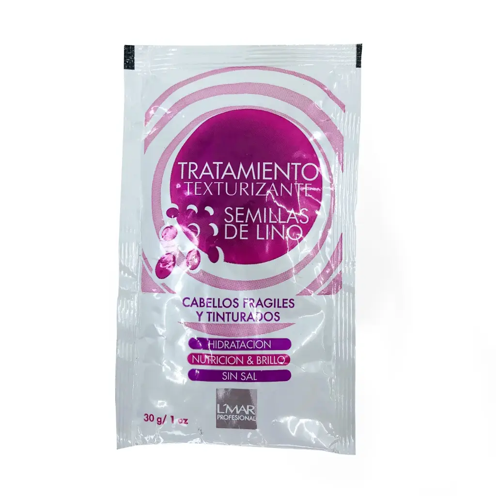 Acondicionador Texturizante Semillas De Lino L´Mar Sachet 15g