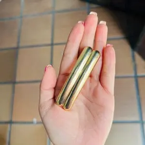 Clip Hebilla Para El Cabello Lineas Lizas Fashiion Jewelry