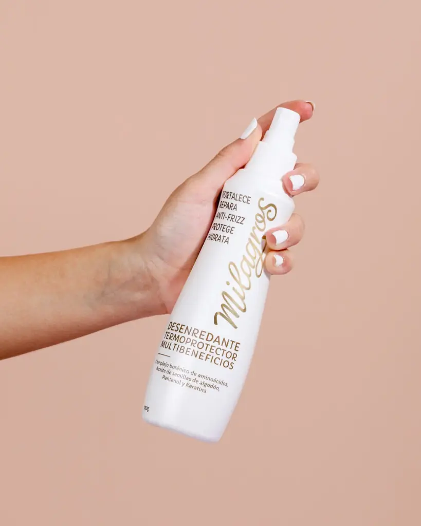 [7708075180254] Desenredante Termoprotector Multibeneficios Gold Milagros 250 g