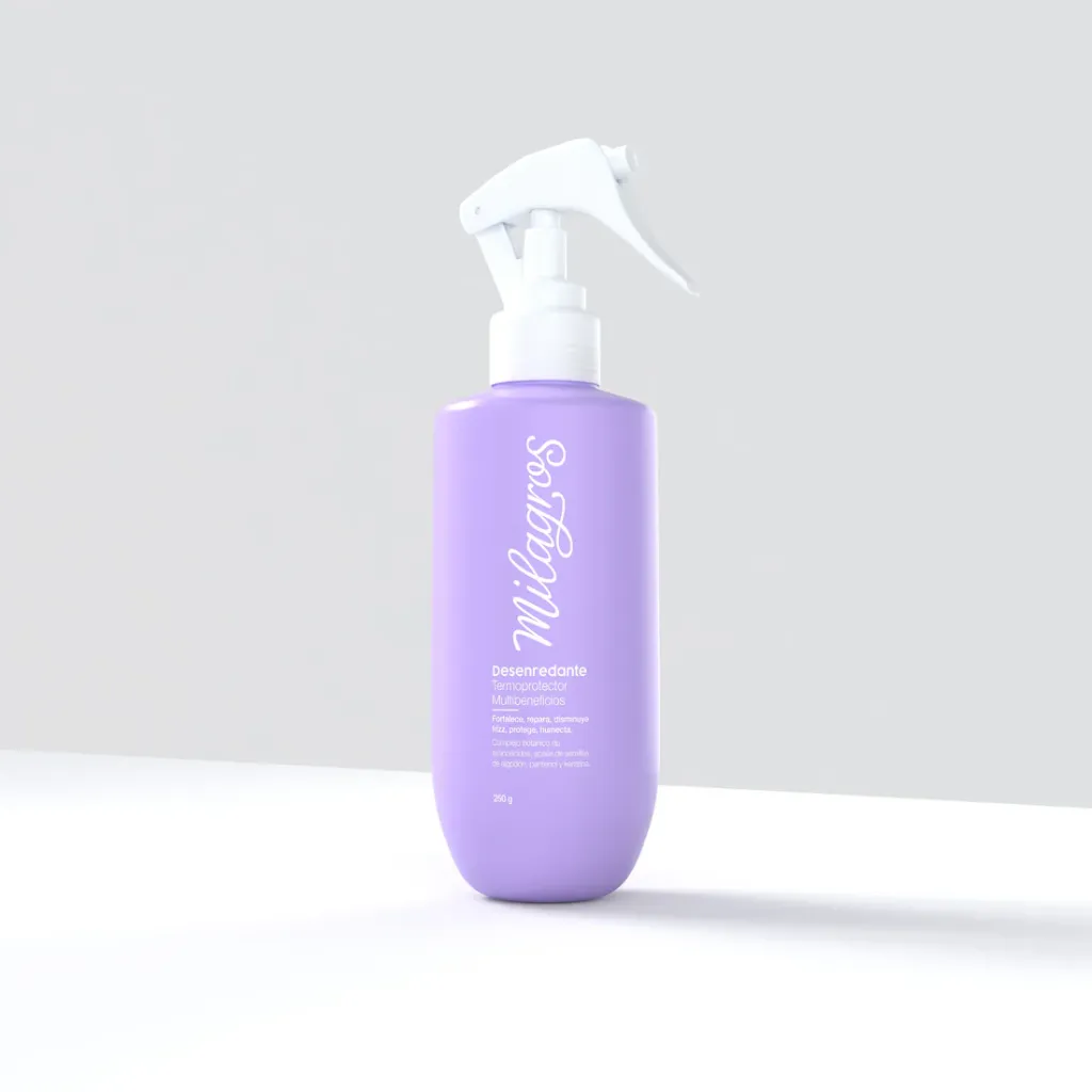 [7708075180339] Desenredante Termoprotector Multibeneficios Morado Milagros 250g