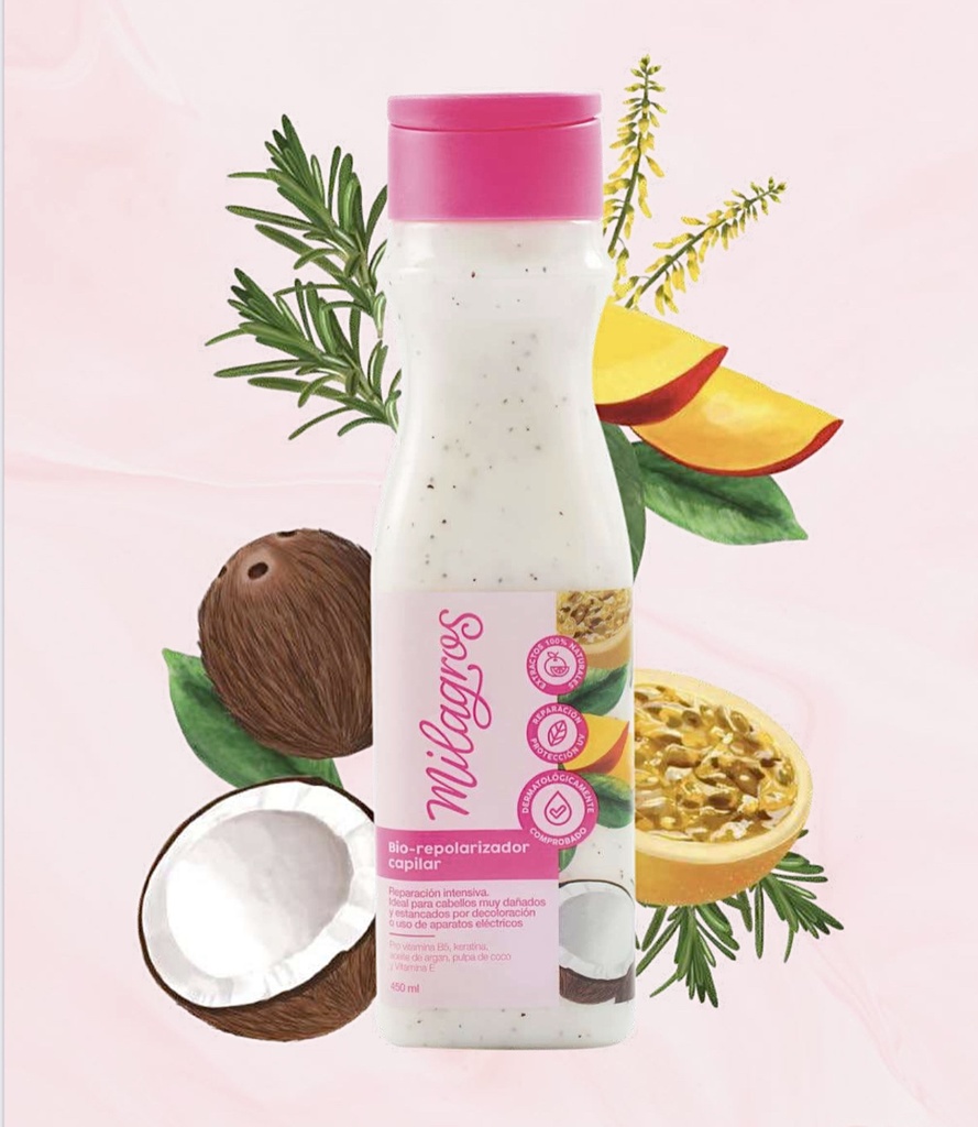 [7708075180087] Biorepolarizador Capilar Milagros 450 ml