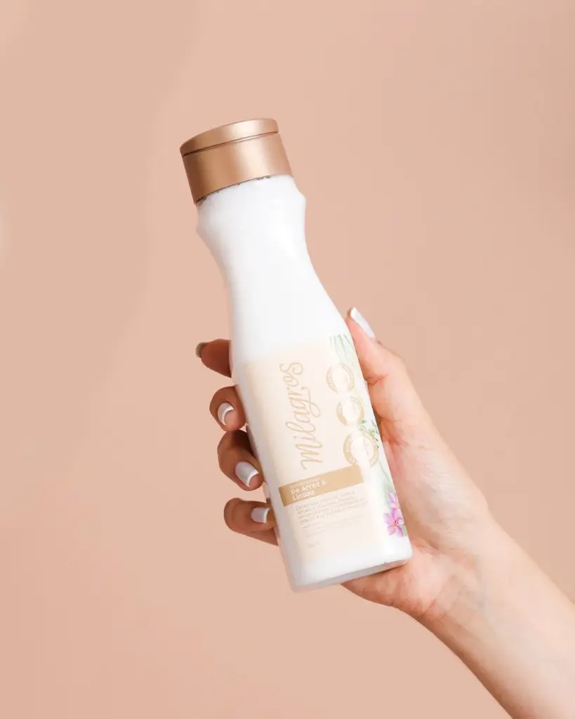 [7708075180353] Acondicionador de Arroz y Linaza Milagros 450 ml