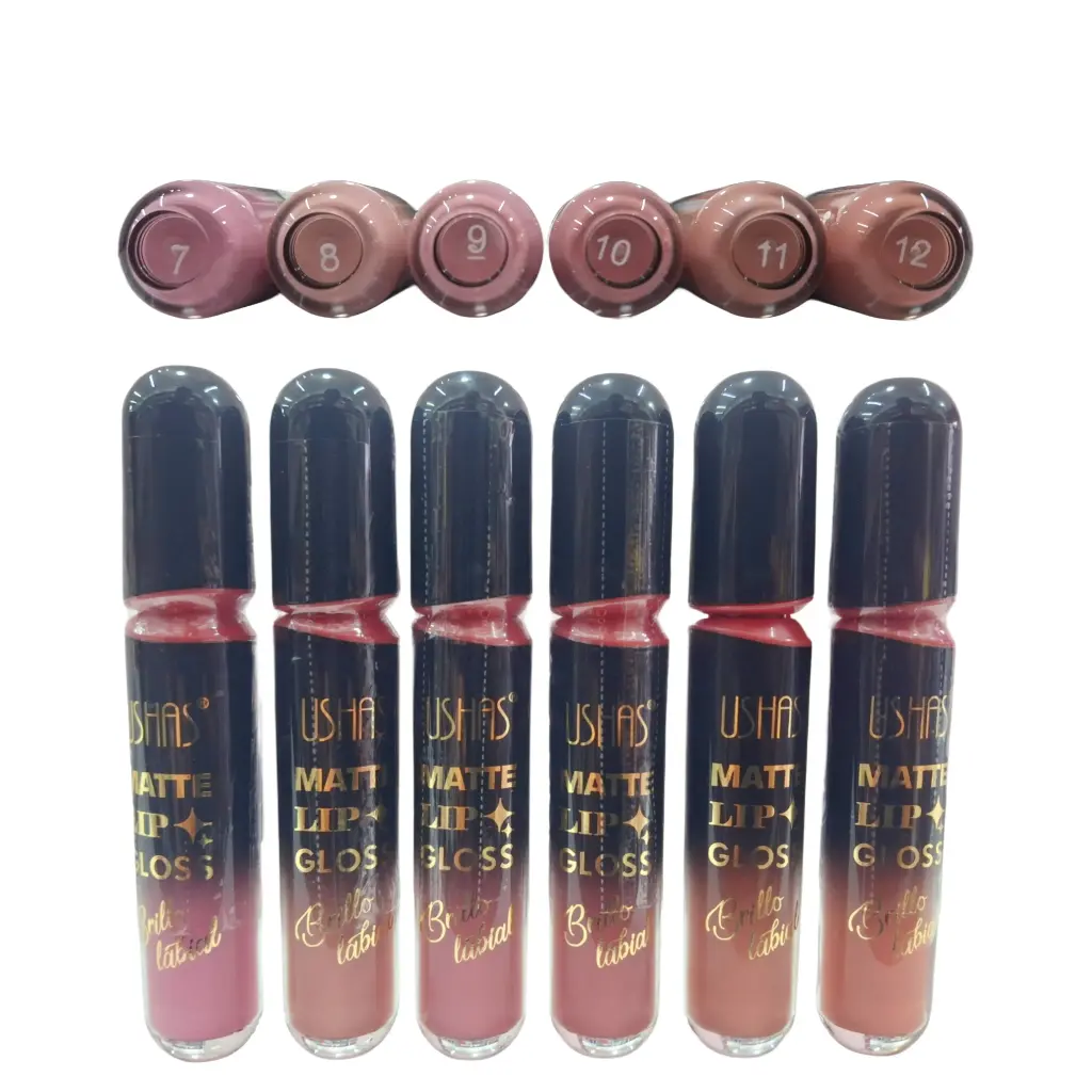 Matte Lip Gloss Labial Ushas