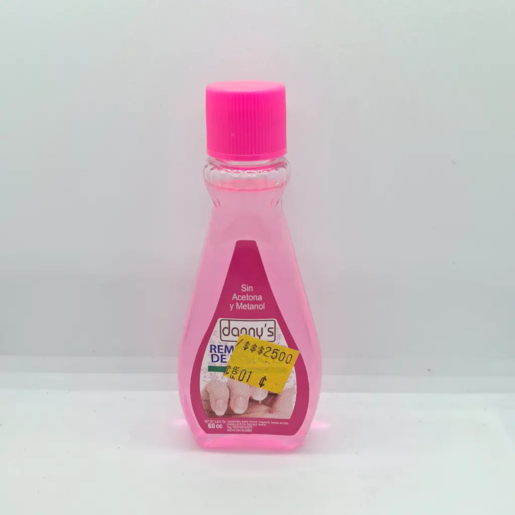 Removedor De Esmalte Dannys Sin Acetona y Metanol 60cc