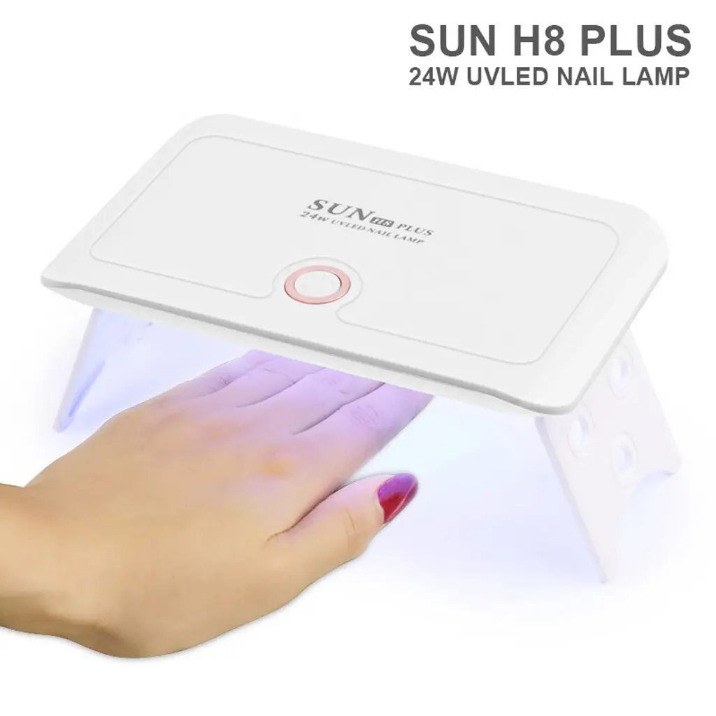 Lámpara LED SUN H8 Plus con Luz Dual UV/LED de 24W