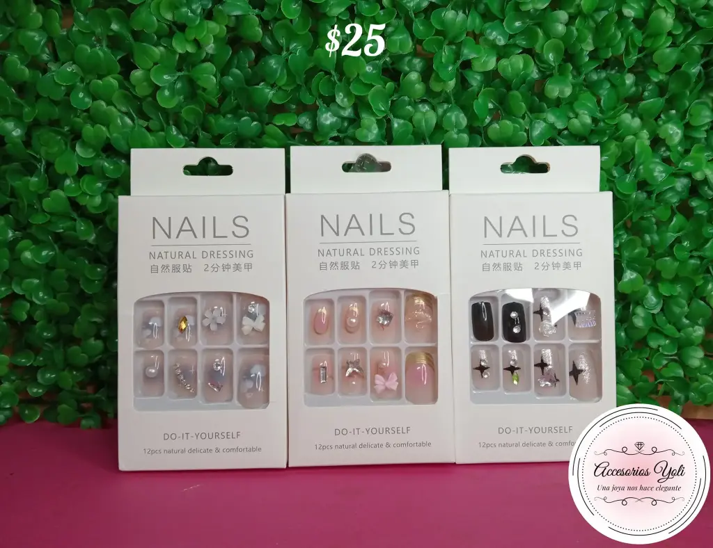 Uñas Postizas Decoradas Nails