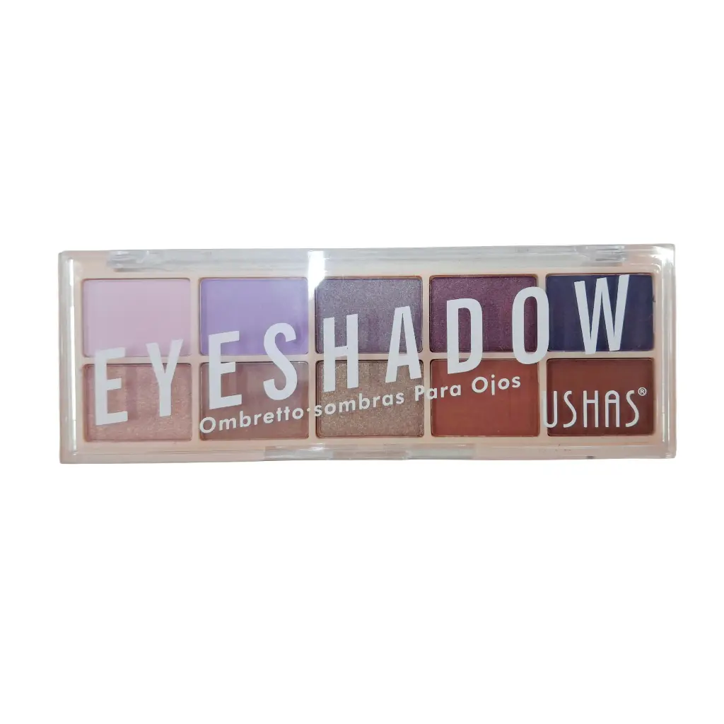 Paleta De Sombras 10 Tonos Ushas Eyeshadow