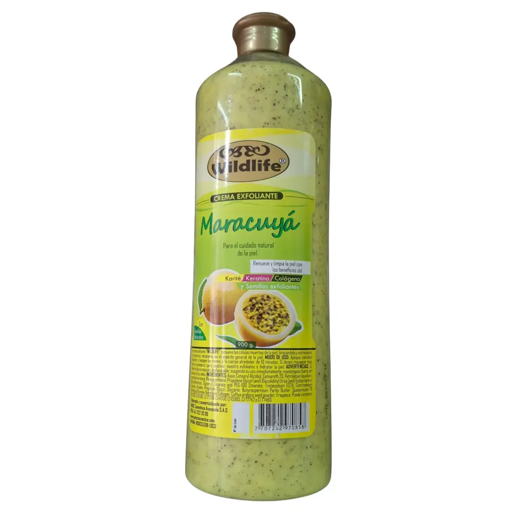Crema Exfoliante Wildlife x1000 (Maracuyá)