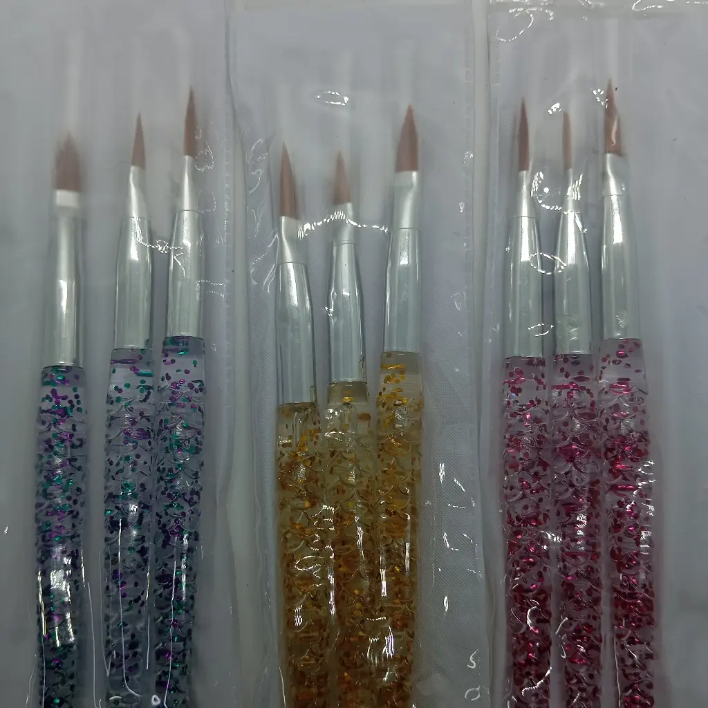 Set Pinceles x3 Sirena Uñas