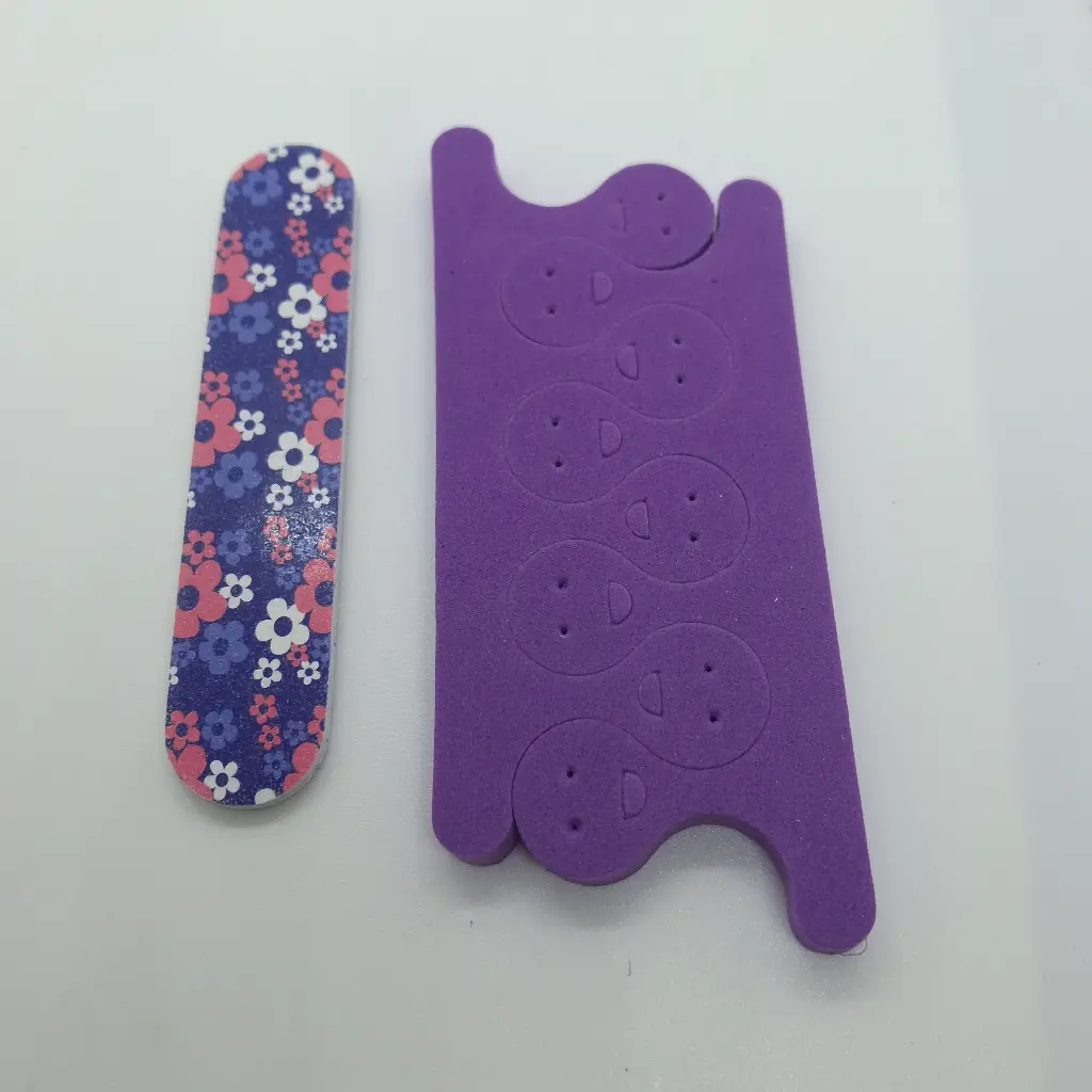 Set Separador de Dedos Con Lima