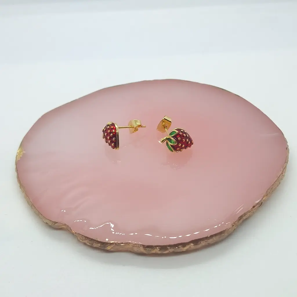 Aretes Fresa Vibra