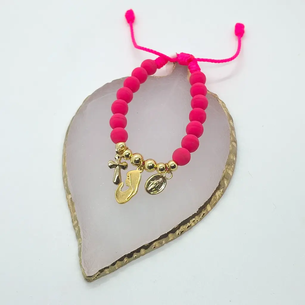 Pulsera Neopreno 3 Dijes