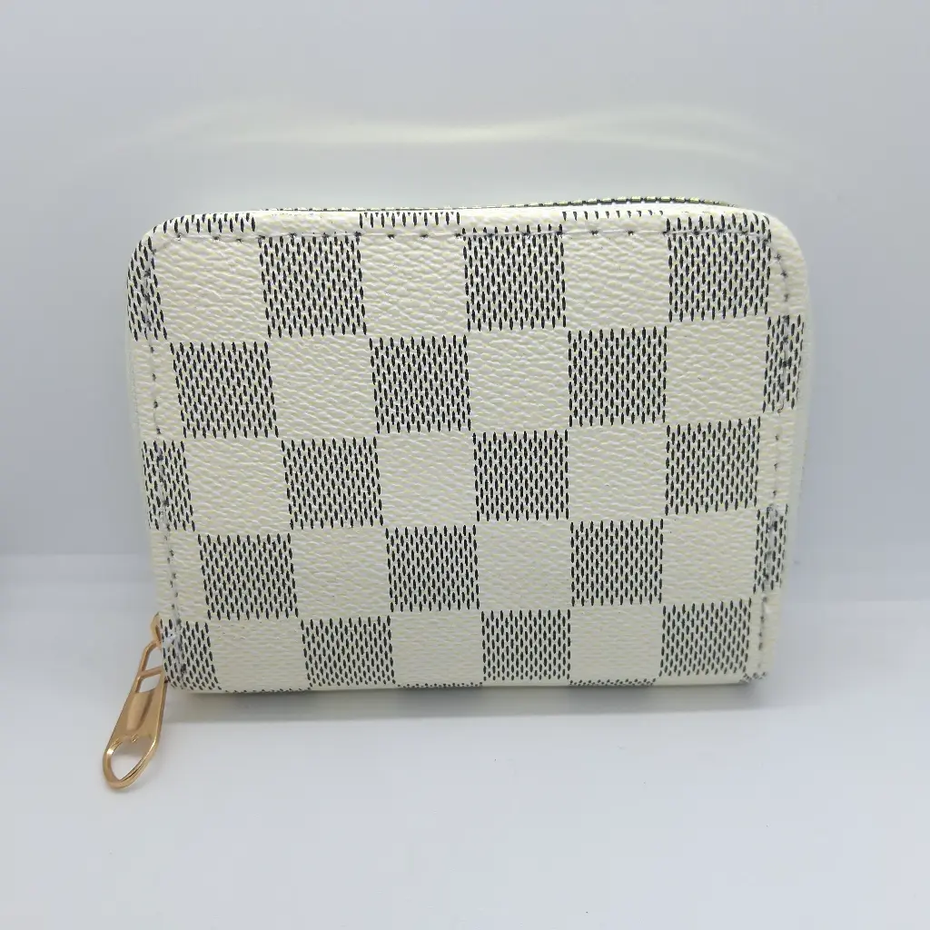 Billetera Cuadros Mujer