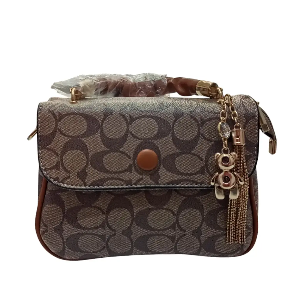 Bolso C Tradicional Dos Cierres con Llavero