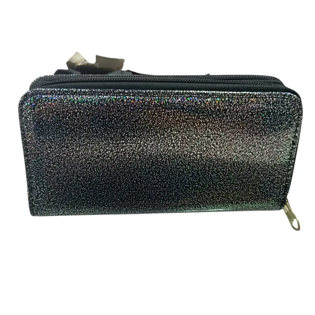 Billetera 2 Cierres Escarchada