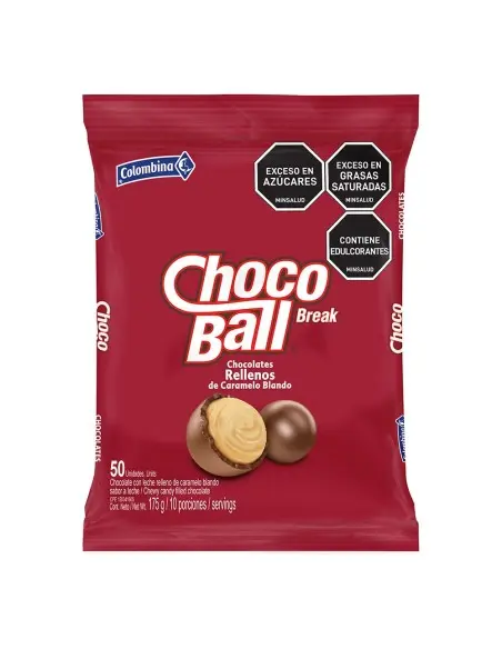 Choco Ball Rellenos De Caramelo 175g