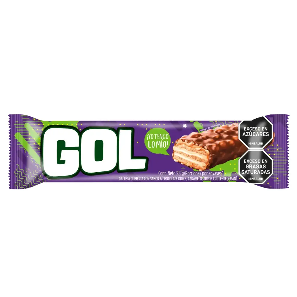 Dulce Galleta Gol Chocolate Por Unidad