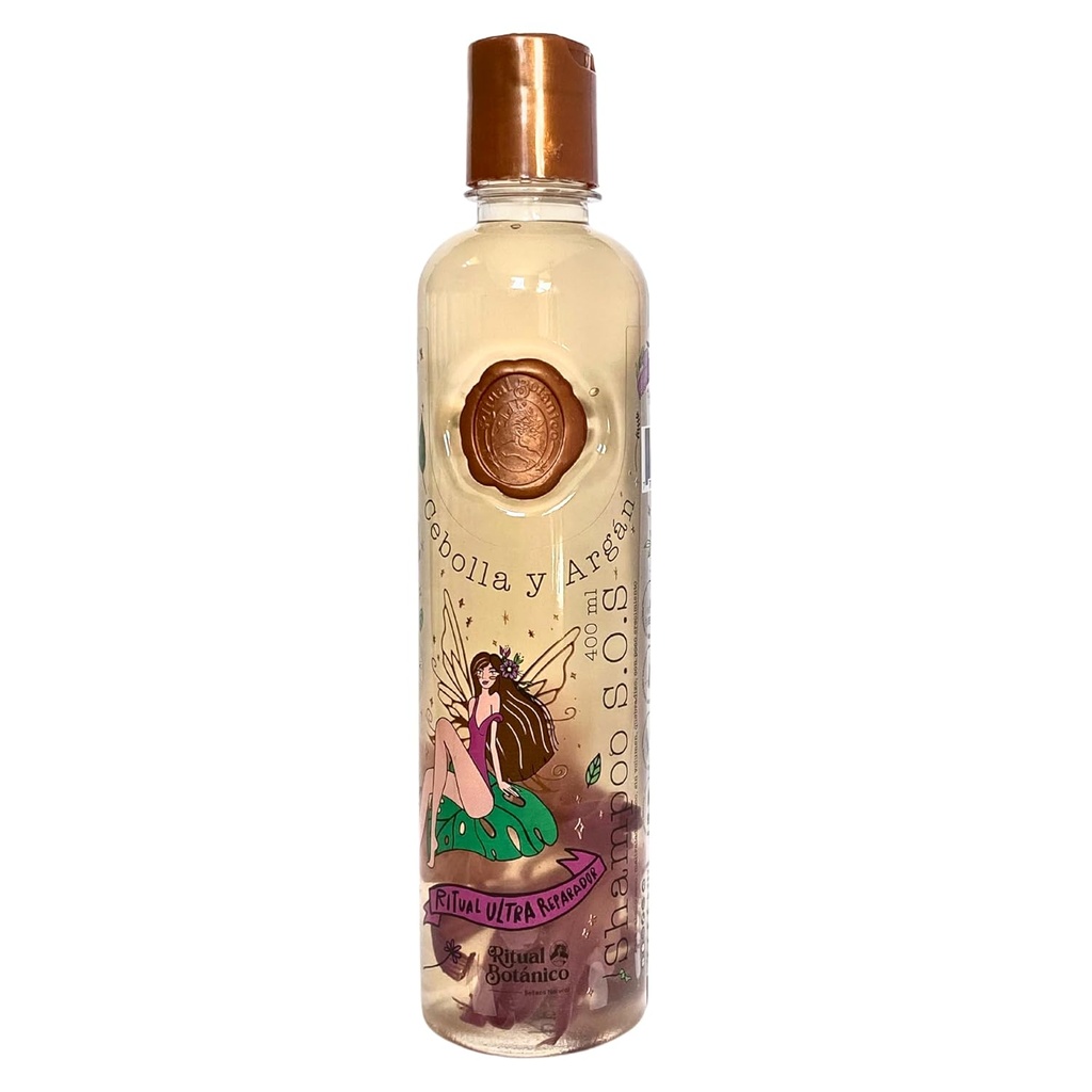 [770700724000] Shampo SoS Cebolla y Argan Ritual Botanico 400 ml