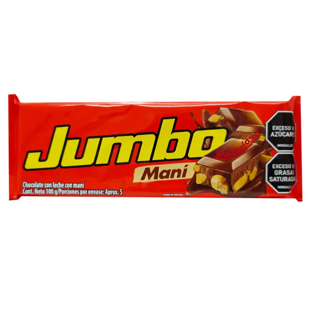 Chocolatina Jumbo Grande Maní