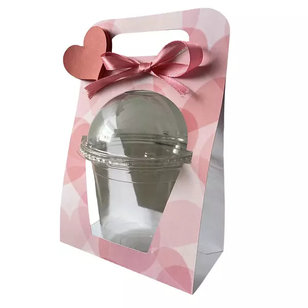 Caja Vaso Rosado