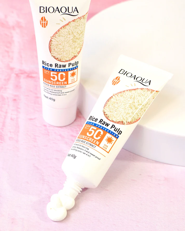 Bloqueador Bioaqua De Arroz 50+ 40g