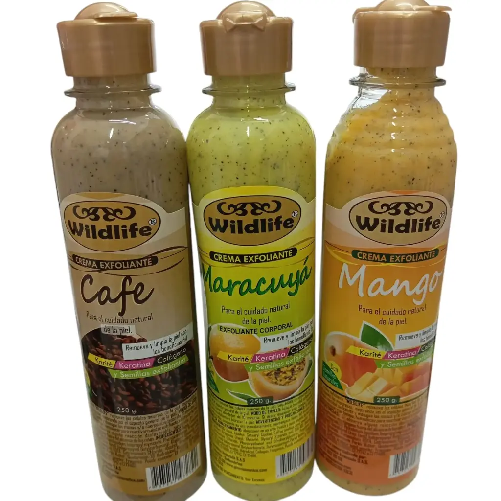 [7707242972722] Crema Exfoliante Wildlife 250g (Cafe)