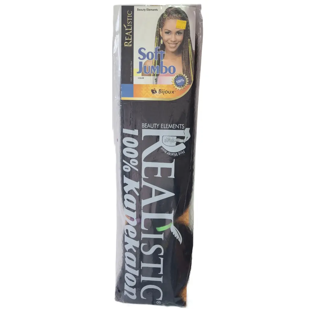 [828179828993] Kanekalon Soft Jumbo Realistic (Negro - 1)