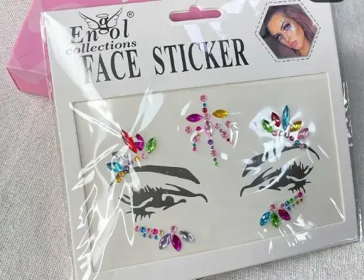 [ENC0000000000652CAP] Gemas Face Sticker Engol