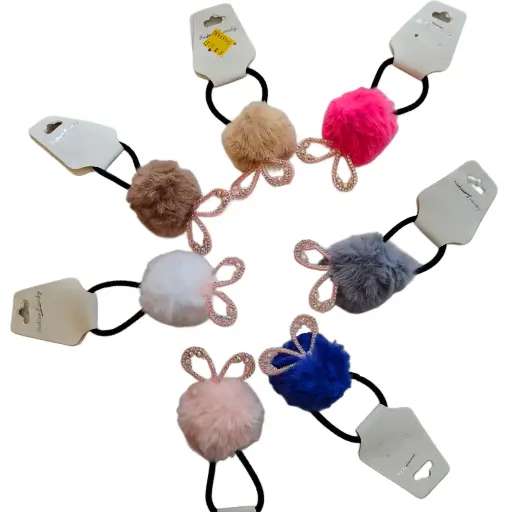 [ENC0000000001423CAP] Moña Pompon Orejas Fashion Jewelry