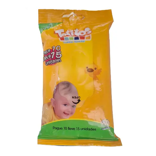 [ENC0000000000445COR] Pañitos Humedos Titos X75 Toallitas
