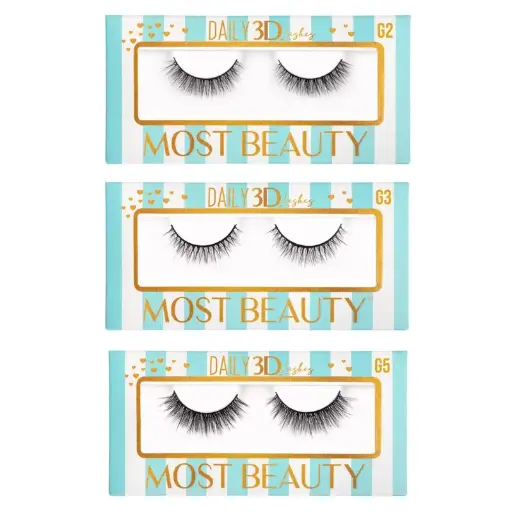[ENC0000000001376MAQ] Pestañas Daily 3D Enteras Most Beauty
