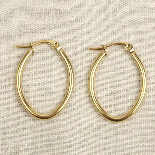 [ENC0000000000215ACC] Candongas En Acero Ovaladas