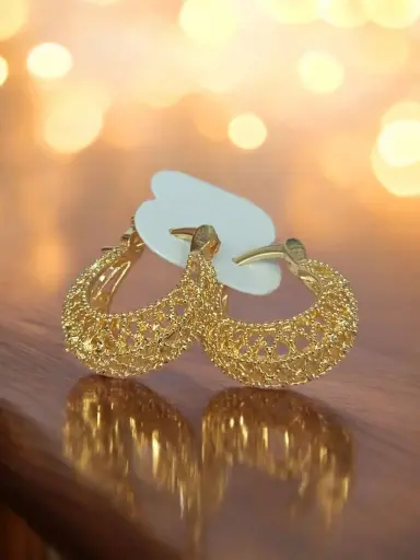 [ENC216ACC] Candongas Doradas Encanto Elegance