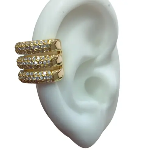[ENC0000000000340ACC] Ear Cuff Chunky Con Diamantes