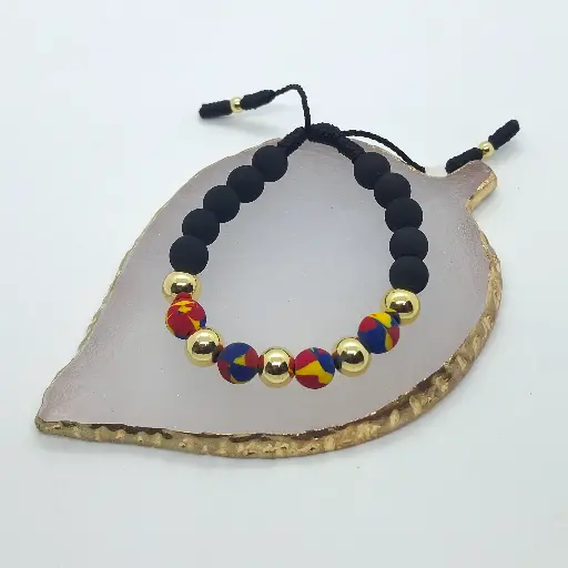 Pulsera Neopreno Balin Rodio 8 mm Sin Dije