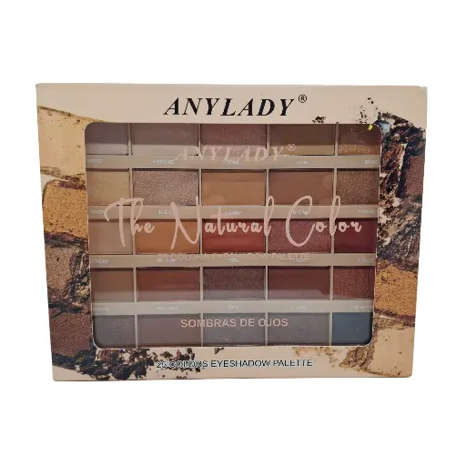 [ENC0000000000379MAQ] Sombras de Ojos The Natural Color 25 Tonos Anylady