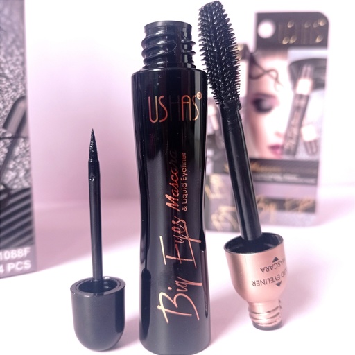 [ENC0000000000765MAQ] Pestañina T Delineador 2 En 1 Big Eyes Ushas