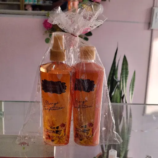 [ENC0000000000497COR] Set Duo Crema Y Splash decorada victoria secret