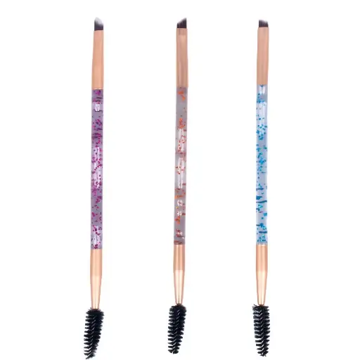 [ENC0000000001174MAQ] Brocha Para Cejas 2 En 1 Colores Escarcha