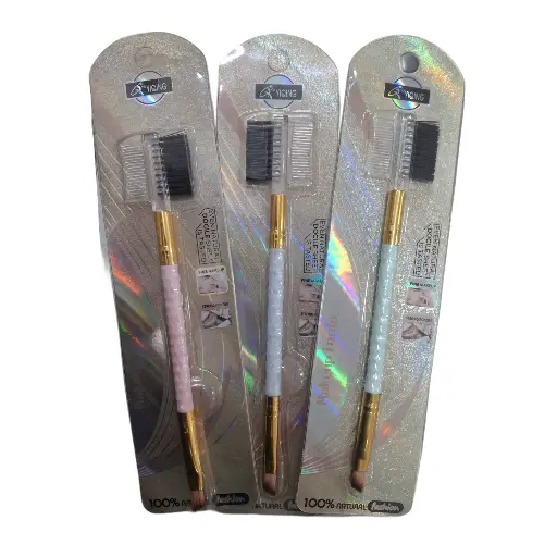 [ENC0000000001173MAQ] Brocha Para Cejas 2 En 1 Colores Pastel