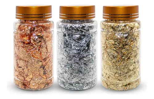 [ENC0000000000253UÑA] Papel Metalizado Para Decorar Uñas