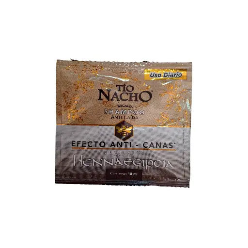 [7756459001053] Shampo Tio Nacho Anti Canas Henna Egipcia Sachet 18 Ml