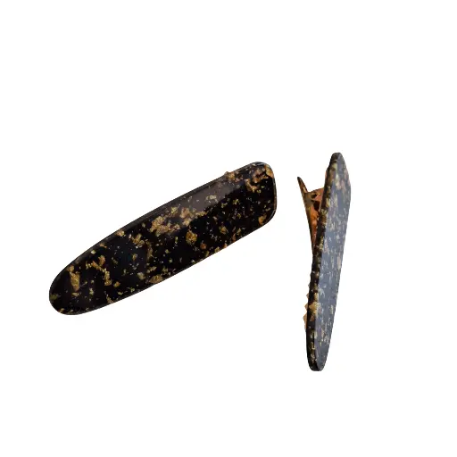 [ENC0000000001273CAP] Pinzas Ovaladas En Acrilico Par Popular Hair