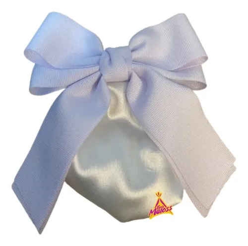 [ENC1651] Pinza Moño Satin Mediano 