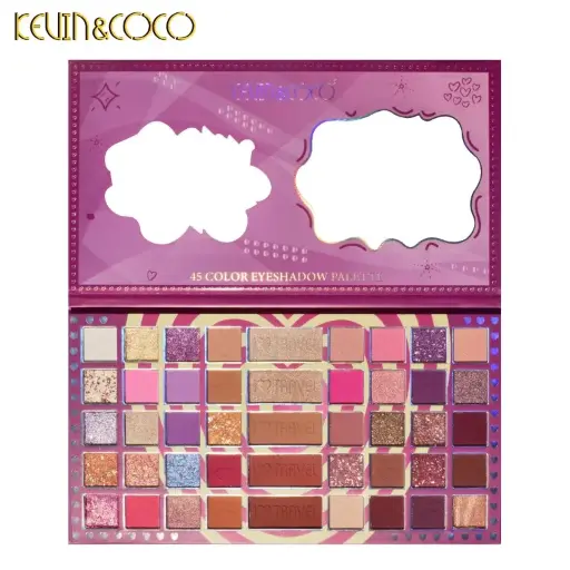 [ENC0000000000991MAQ] Paleta De Sombras 45 Colores Whisper Yummy Kevin & Coco