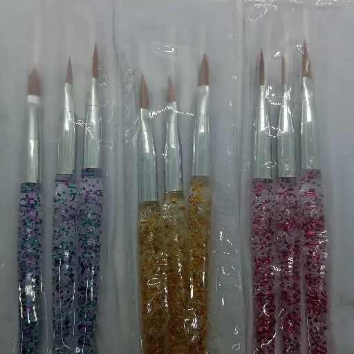 [ENC0000000000363UÑA] Set Pinceles x3 Sirena Uñas